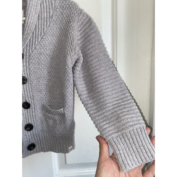 Vtg Boys Grey Cardigan Size 4 Sovereign Code long sleeve button down - Picture 3 of 7